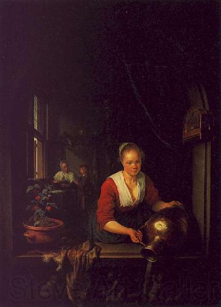 Gerrit Dou Maidservant at the Window Norge oil painting art